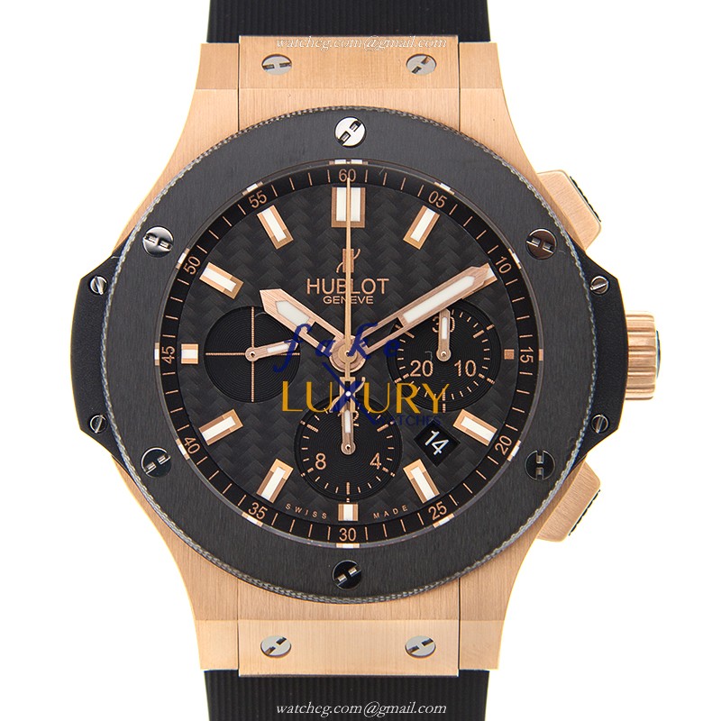 Hublot Big Bang 301.PM.1780.RX Replica Watch, Automatic Movement, Black Dial, Rose Gold & Titanium - Luxury Replica Watch