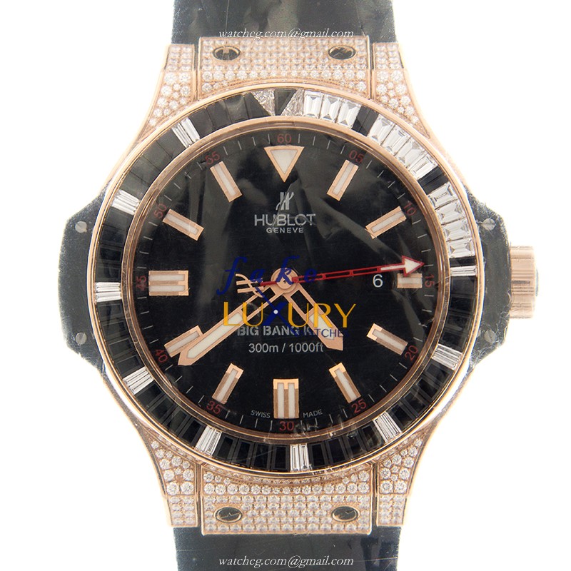 Hublot 322.PX.1023.RX.0900 Automatic 18kt Rose Gold Diamond Replica Watch - Luxury Replica Watch