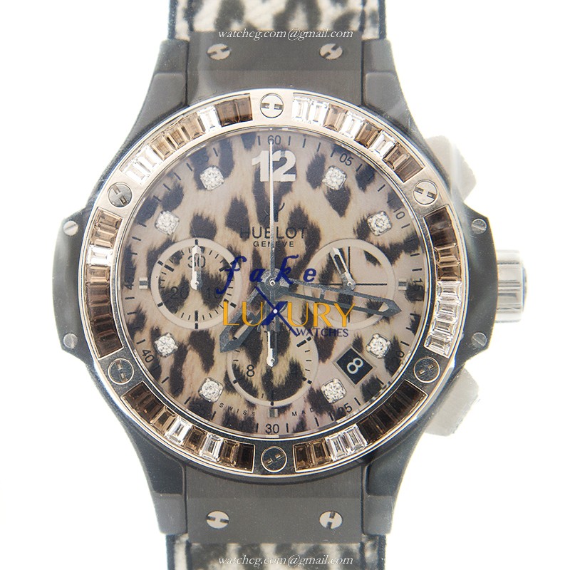 Hublot 341.CW.7717.NR.1977 BIG BANG Automatic Replica Watch - Stainless Steel Case & Black White - Luxury Replica Watch