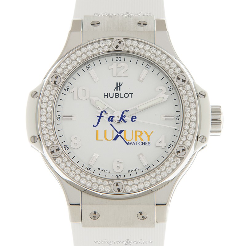 Hublot 361.SE.2010.RW.1104 Quartz Automatic - White Dial - Replica Big Bang Watch - Luxury Replica Watch
