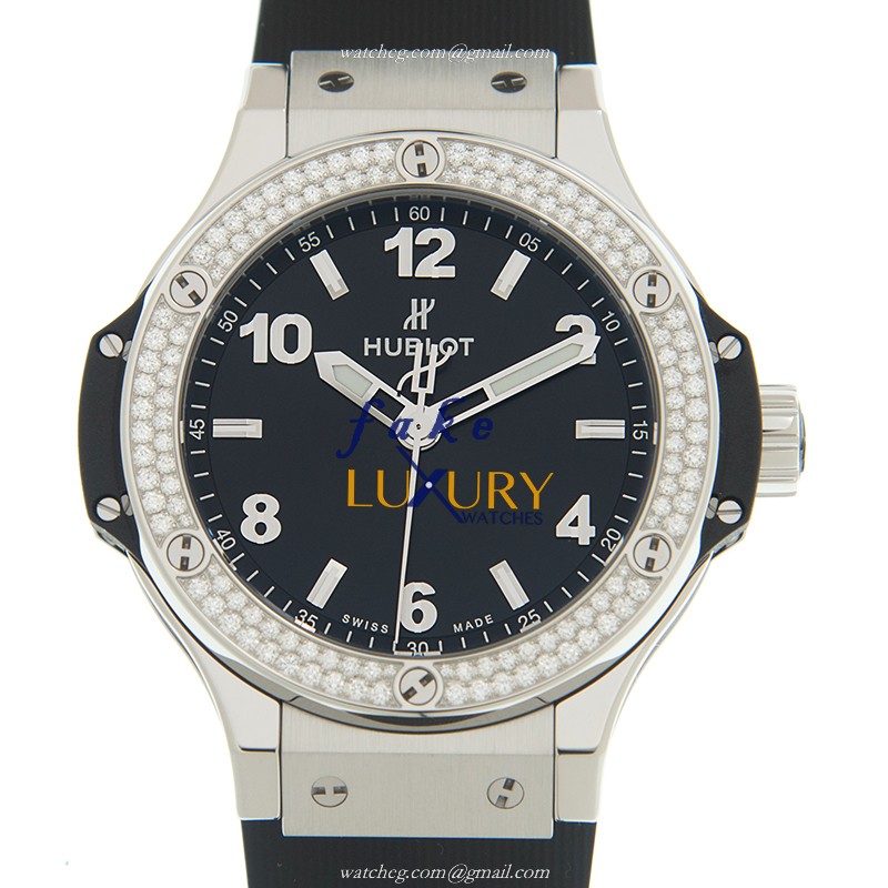 Hublot 361.SX.1270.RX.1104 BIG BANG Quartz Stainless Steel & Diamonds  Replica Watches - Luxury Replica Watch
