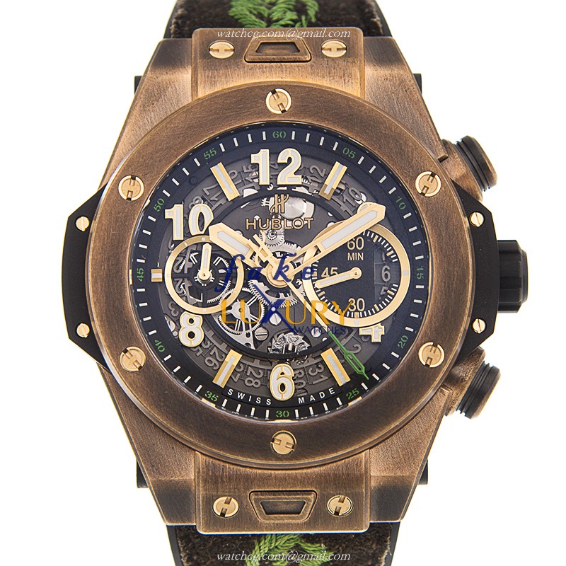 Hublot Big Bang 411.BZ.1149.VR.MDL17 | Automatic Bronze Silver Dial Replica Watch - Luxury Replica Watch