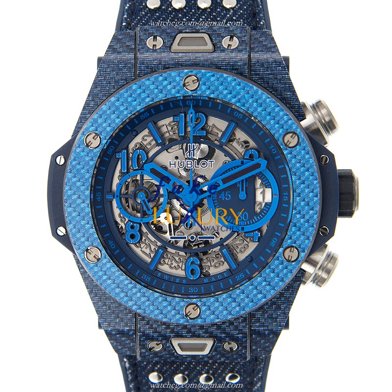 Hublot Big Bang 411.YL.5190.NR.IT115 Carbon Fiber Silver Dial Automatic Replica Watch - Luxury Replica Watch