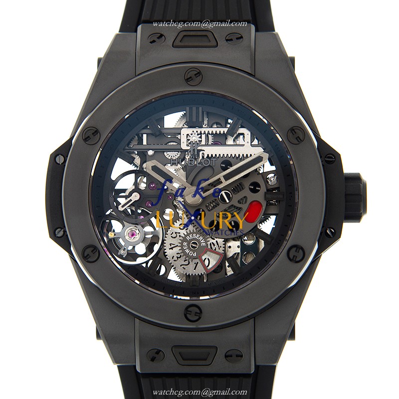 Hublot 414.CI.1110.RX BIG BANG Manual Wind PVD Gold Replica Watch | 1:1 Swiss Clone | Black Dial - Luxury Replica Watch