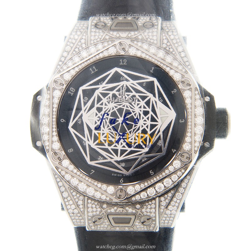 Hublot 415.NX.1112.VR.1704.MXM17 BIG BANG Automatic Titanium - Black Dial - 45mm Case Replica Watch - Luxury Replica Watch