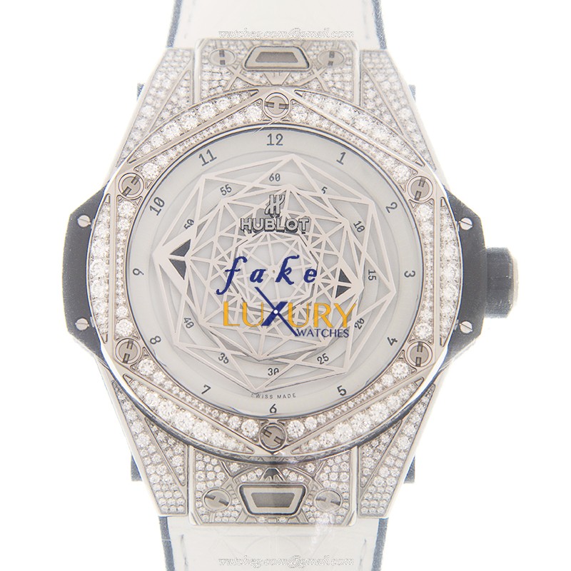 Hublot Big Bang 415.NX.2027.VR.1704.MXM18 Automatic Titanium White Dial Replica Watch - Luxury Replica Watch