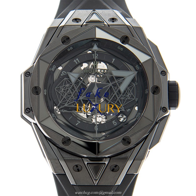 Hublot 418.CX.1114.RX.MXM20 Automatic Ceramic BIG BANG Replica Watch - Swiss Movement, Black Dial - Luxury Replica Watch