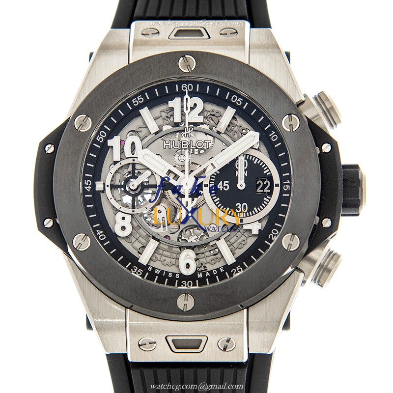 Hublot 421.NM.1170.RX Automatic Titanium Replica Watch - Swiss Clone with Sapphire Crystal and - Luxury Replica Watch
