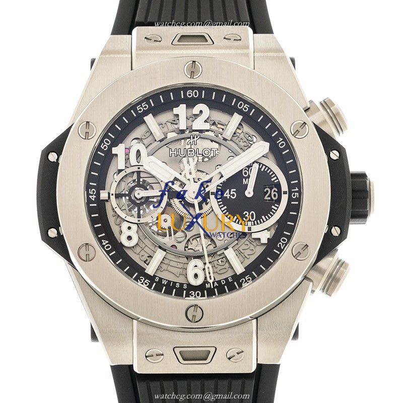 Hublot Big Bang 421.NX.1170.RX Replica Watch Automatic Movement Transparent Dial Titanium Case - Luxury Replica Watch