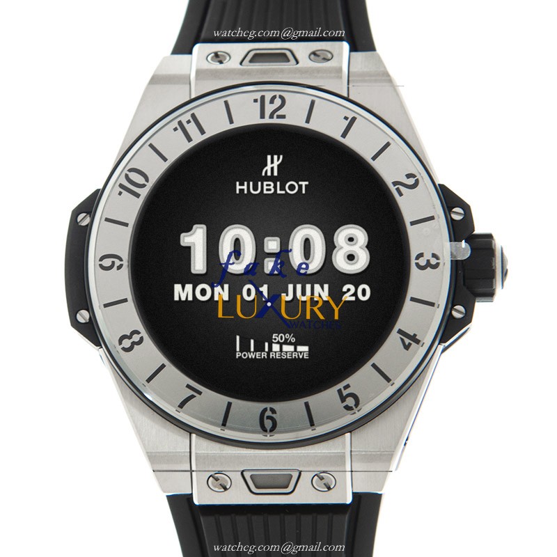 440.NX.1100.RX - Hublot Big Bang Intelligent Titanium Replica Watch Black Dial - Luxury Replica Watch