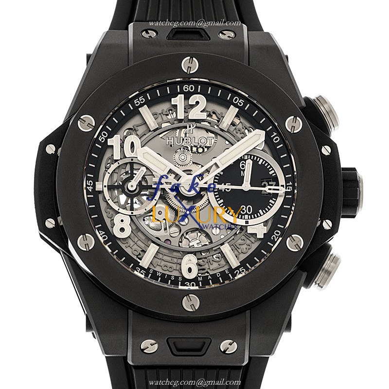Hublot 441.CI.1171.RX BIG BANG Auto Ceramic - 42mm - Black Rubber - Swiss Clone Watch - Replica - Luxury Replica Watch