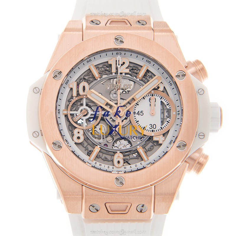 Hublot BIG BANG 441.OE.2010.RW Automatic 18kt Rose Gold Replica Watch, Ceramic Bezel, Swiss Movement - Luxury Replica Watch