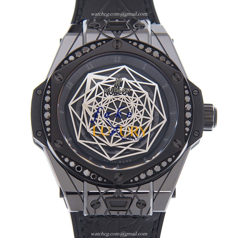 Hublot Big Bang 465.CS.1114.VR.1200.MXM18 Replica Watch, Automatic, Black Ceramic Case - Luxury Replica Watch