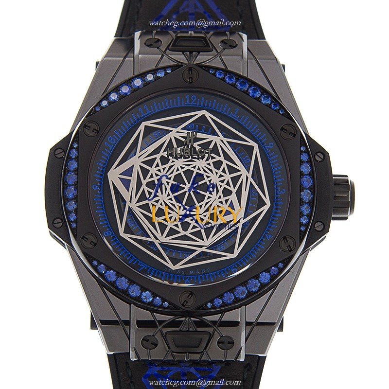 Hublot 465.CS.1119.VR.1201.MXM18 Replica Watch, Automatic Movement, Black Dial, Ceramic Case - Luxury Replica Watch