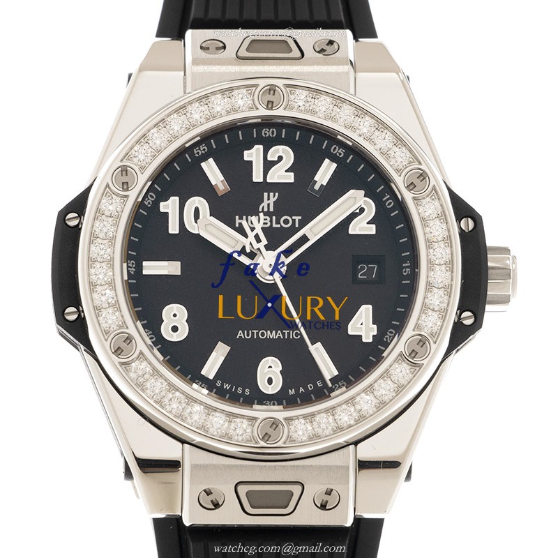 Hublot 485.SX.1170.RX.1204 BIG BANG Auto Stainless Steel Diamond Bezel Replica Watch - Luxury Replica Watch
