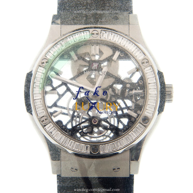 -505.NX.0170.LR.1904 - Hublot Classic Fusion Manual Wind Titanium Replica Watch - Gray Dial - Luxury Replica Watch