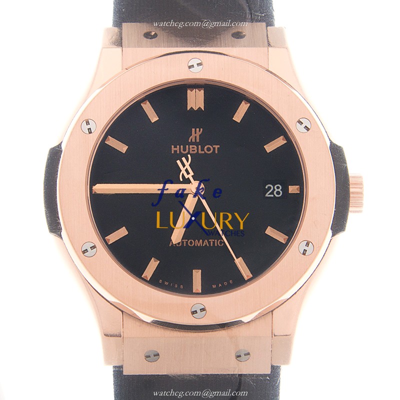 Hublot 511.OX.1181.RX CLASSIC FUSION Auto 18kt Rose Gold Replica Watch - Luxury Replica Watch