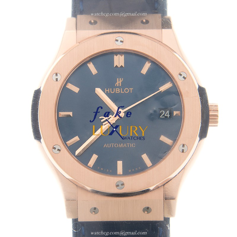 Hublot 511.OX.7180.LR Classic Fusion Auto 18kt Rose Gold Ceramic Bezel Replica Watch - Luxury Replica Watch