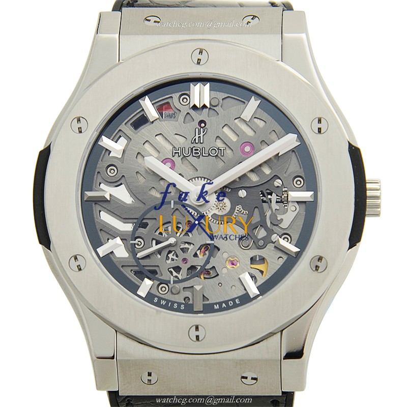 Hublot Classic Fusion 515.NX.0170.LR Replica Watch Manual Wind Titanium Case Silver Dial - Luxury Replica Watch