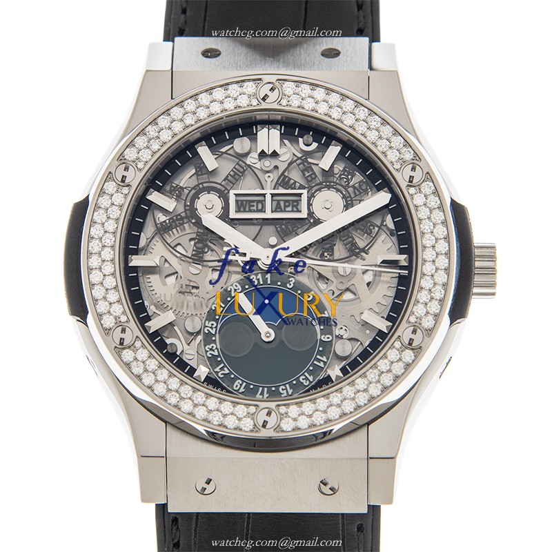 Hublot 517.NX.0170.LR.1104 CLASSIC FUSION | Automatic | Titanium & Diamond | Replica Watch - Luxury Replica Watch
