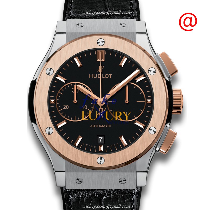 Hublot 521.NO.1181.LR Classic Fusion Auto 18kt Rose Gold Titanium Case Replica Watch - Luxury Replica Watch