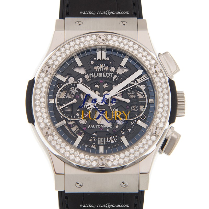Hublot 525.NX.0170.LR.1104 CLASSIC FUSION - Automatic Stainless Steel & Diamond Replica Watch - Luxury Replica Watch