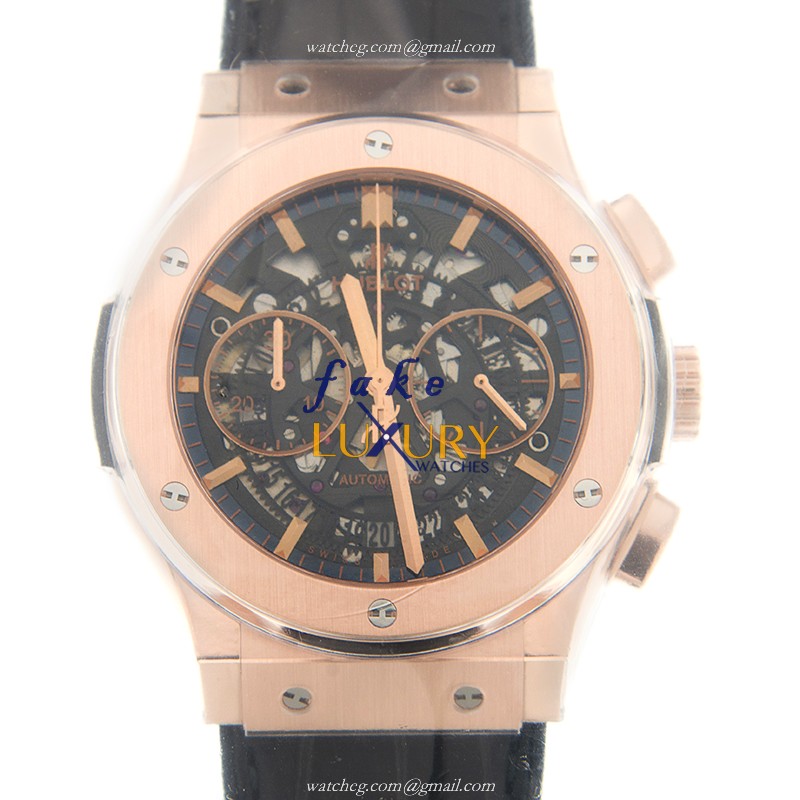 Hublot 525.OX.0180.LR Classic Fusion Auto 18kt Rose Gold Replica Watch - Swiss Movement - Luxury Replica Watch