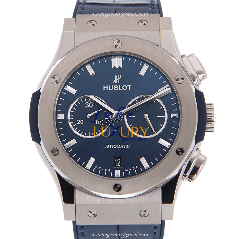 Hublot 541.NX.7170.LR Classic Fusion Automatic Stainless Steel Replica Watch, Swiss Movement, Blue - Luxury Replica Watch