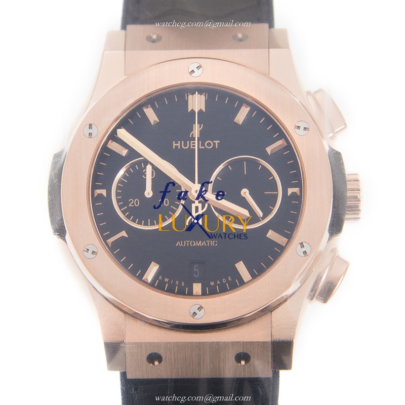 Hublot 541.OX.1181.LR Automatic 42mm 18kt Rose Gold Ceramic Bezel Replica Watch - Luxury Replica Watch