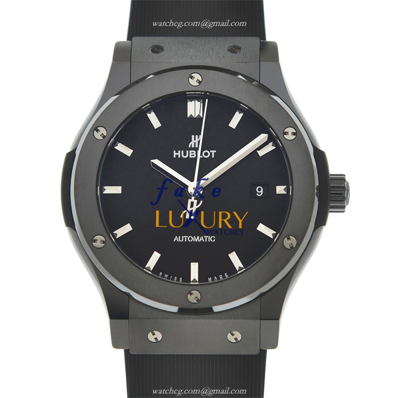 Hublot 542.CM.1171.RX CLASSIC FUSION Auto Ceramic Steel - Black Dial - 42mm Replica Watch - Luxury Replica Watch