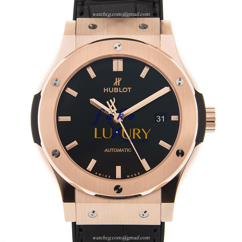 - HUB542OX1181LR - Hublot Classic Fusion Automatic 18kt Rose Gold Replica Watch - Luxury Replica Watch