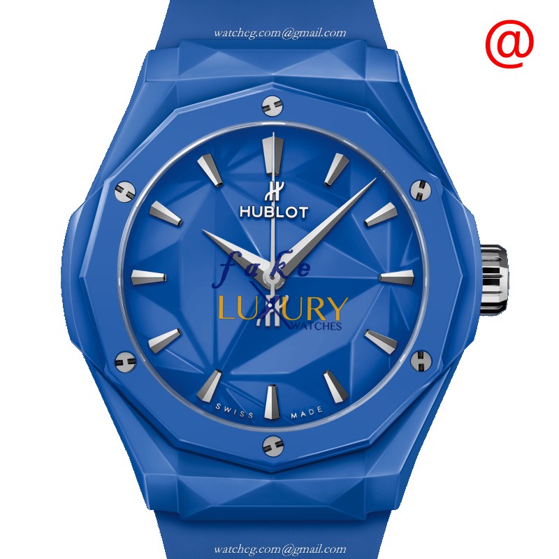 Hublot 550.ES.5100.RX.ORL21 Automatic Ceramic Blue Dial Blue Ceramic Strap Replica Watch - Luxury Replica Watch