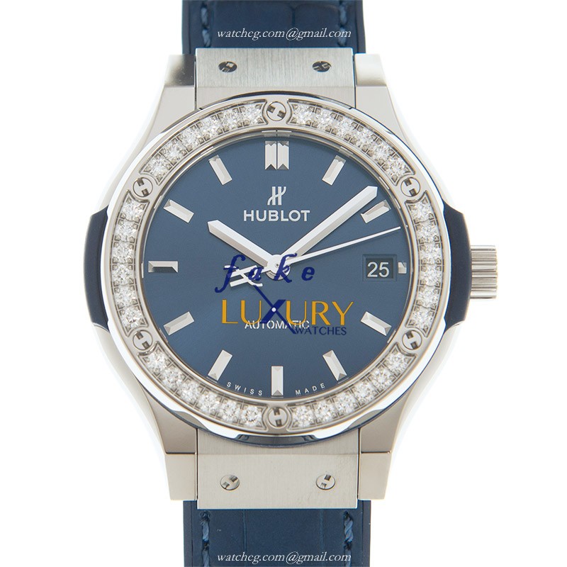 Hublot 565.NX.7170.LR.1204 CLASSIC FUSION Automatic - Stainless Steel & Diamonds Replica Watch - Luxury Replica Watch