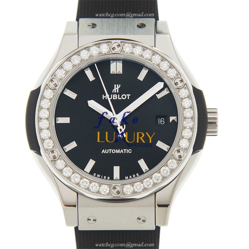 Hublot 582.NX.1170.RX.1204 CLASSIC FUSION Automatic Titanium & Diamond Replica Watch - Luxury Replica Watch