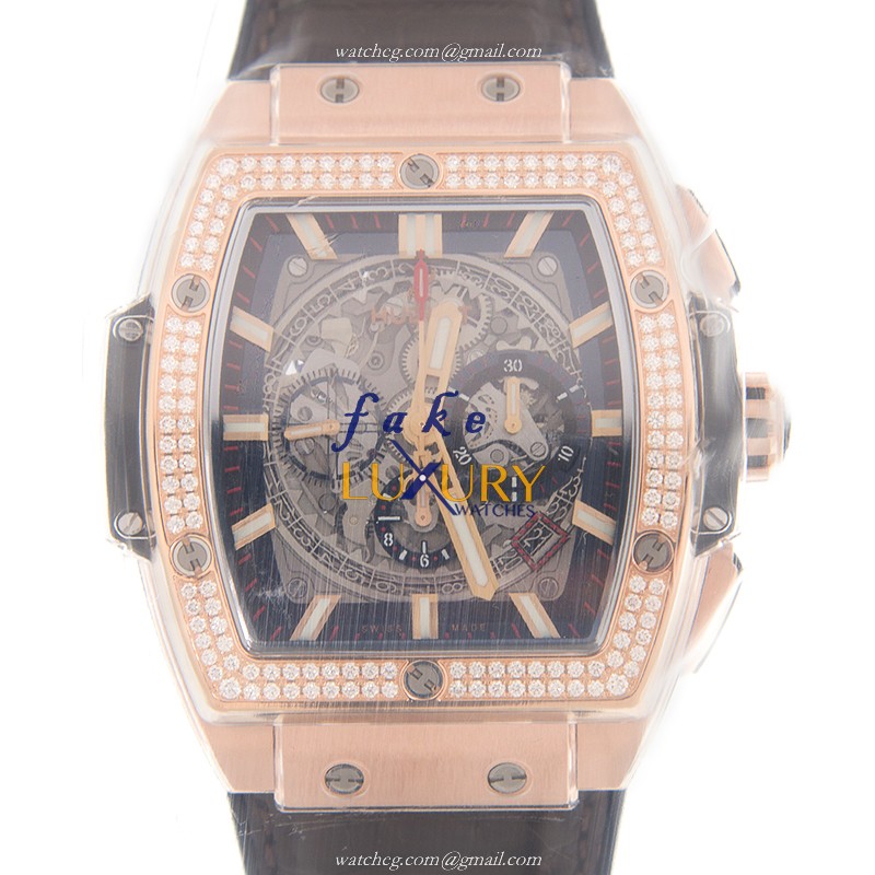 Hublot 601.OX.0183.LR.1104 Automatic 18kt Rose Gold & Diamond Replica Watch - Model Number - Luxury Replica Watch