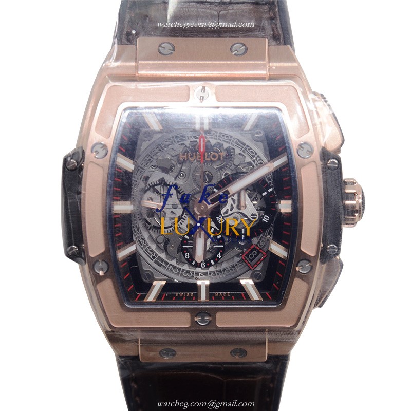 Hublot 601.OX.0183.LR BIG BANG Automatic 18kt Rose Gold Replica Watch, Auto Movement, Black Dial - Luxury Replica Watch