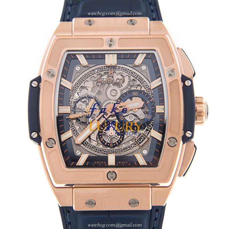 Hublot 601.OX.7180.LR BIG BANG Automatic 18kt Rose Gold Replica Watch - Swiss Movement, Silver - Luxury Replica Watch