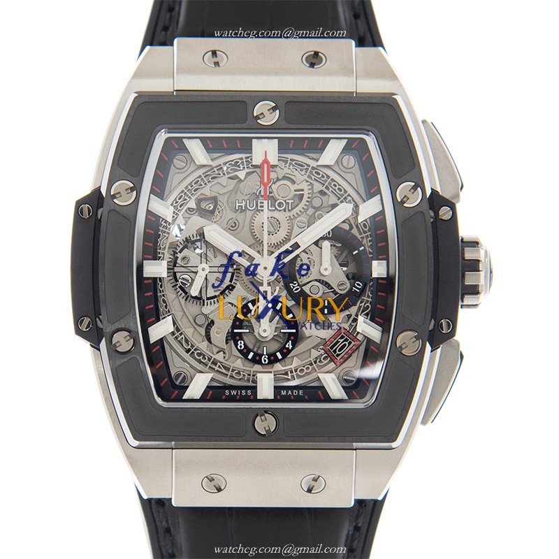 Hublot Spirit of Big Bang 641.NM.0173.LR Automatic Titanium Silver Dial Rubber Strap Replica Watch - Luxury Replica Watch