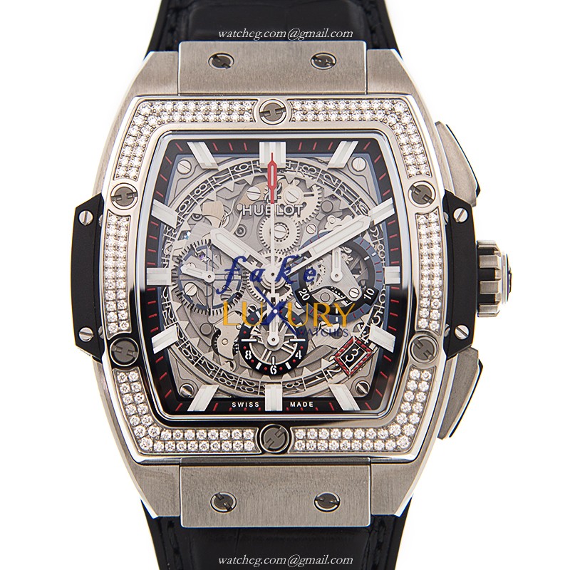 Hublot 641.NX.0173.LR.1104 SPIRIT OF BIG BANG Automatic Replica Watch, Silver Dial, Leather Strap - Luxury Replica Watch