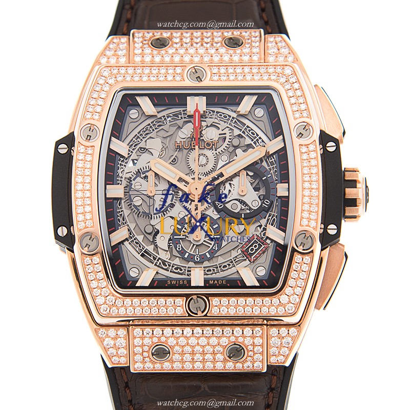 Hublot 641.OX.0183.LR.1704 Replica Watch, Automatic Movement, 42mm 18kt Rose Gold & Diamond Case - Luxury Replica Watch