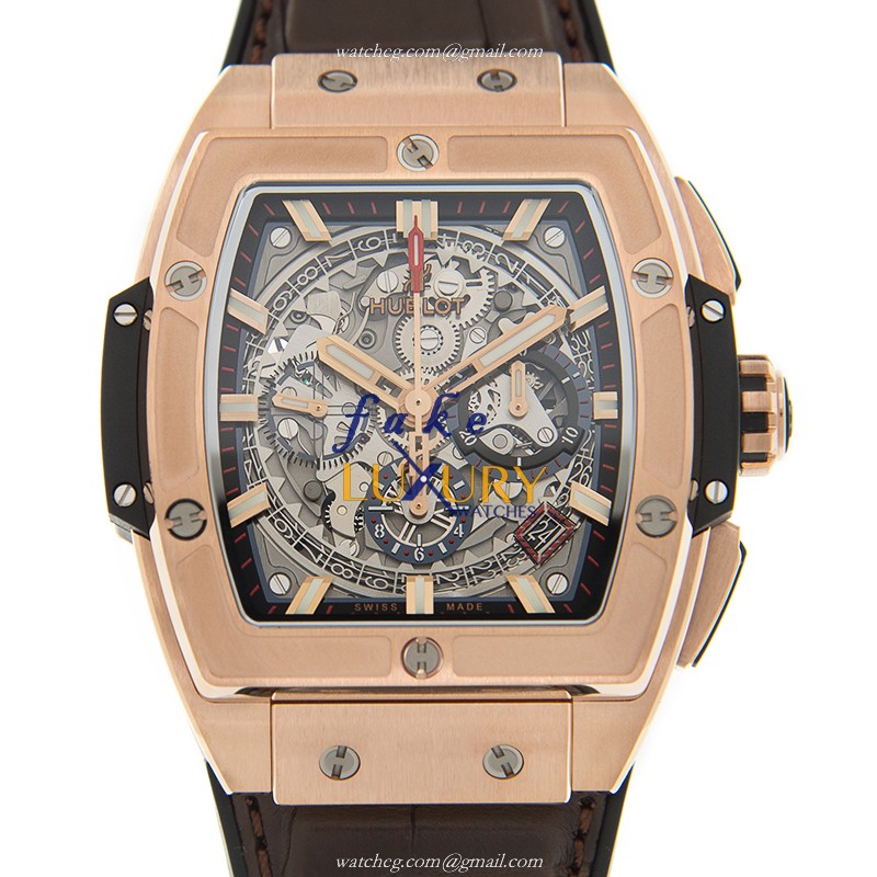 Hublot Big Bang 641.OX.0183.LR Replica Watch, Silver Dial, 42mm Rose Gold Case, Automatic Movement - Luxury Replica Watch