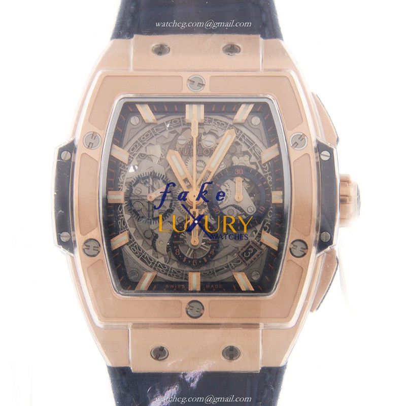 Hublot 641.OX.7180.LR BIG BANG Automatic 18kt Rose Gold Ceramic Bezel Replica Watch - Luxury Replica Watch
