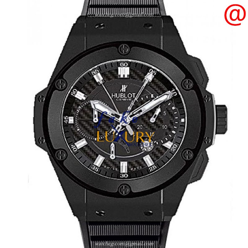 Hublot 709.CI.1770.RX Classic Fusion Replica Watch, Automatic, Black Dial, Ceramic Case, Rubber - Luxury Replica Watch