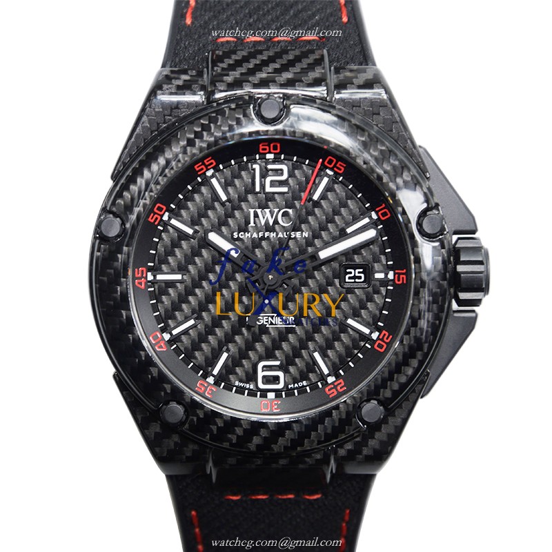 IWC IW322402 Replica Watch, Automatic Movement, Forged Carbon Case, Black Dial - Luxury Replica Watch