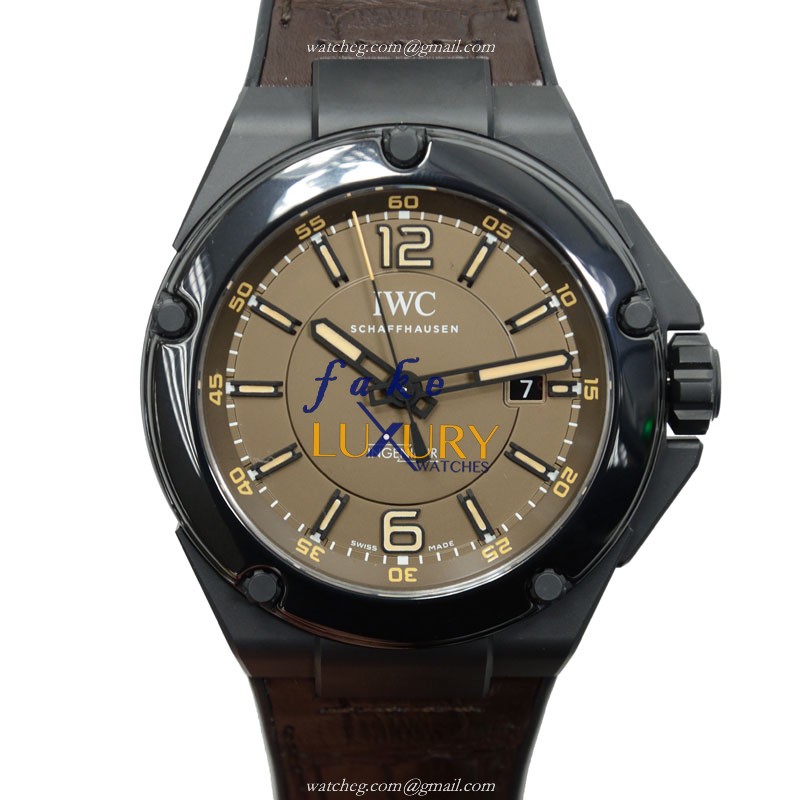 IWC IW322504 Ingenieur Replica Watch Automatic Brown Dial Ceramic Case 46mm - Luxury Replica Watch