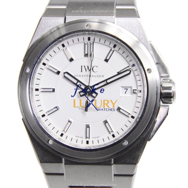 IWC IW323904 Ingenieur Replica Watch, White Dial, Steel Case, Automatic Movement - Luxury Replica Watch