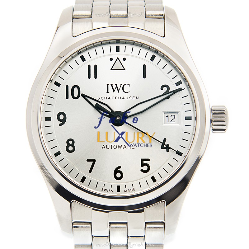 IWC IW324006 Pilots Replica Watch, Automatic Movement, Silver Dial, Steel Bracelet - Luxury Replica Watch