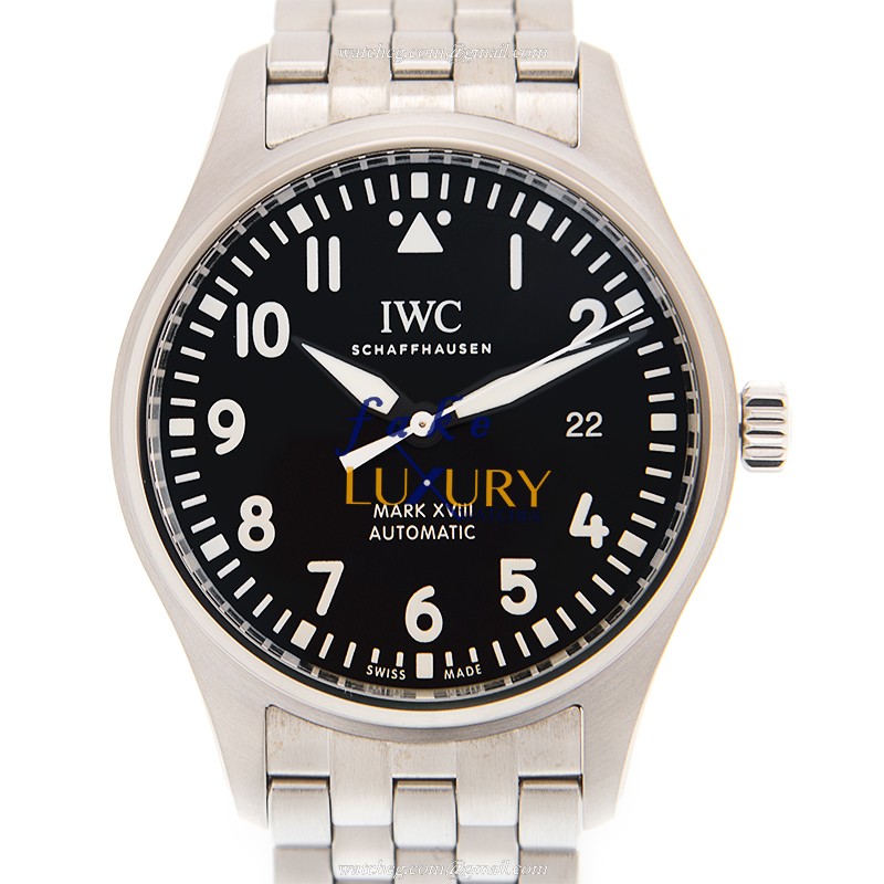 IWC IW327015 PILOTS Automatic Stainless Steel Black Dial | Replica Watch - Luxury Replica Watch
