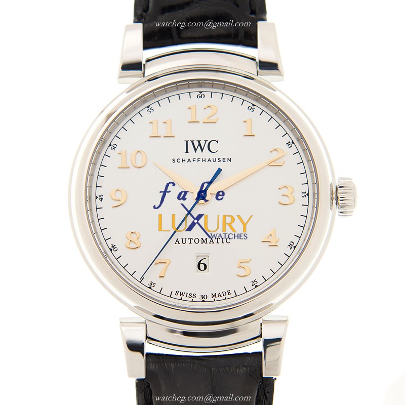 IWC IW356601 Da Vinci Automatic Stainless Steel Silver Dial Replica Watch - Luxury Replica Watch