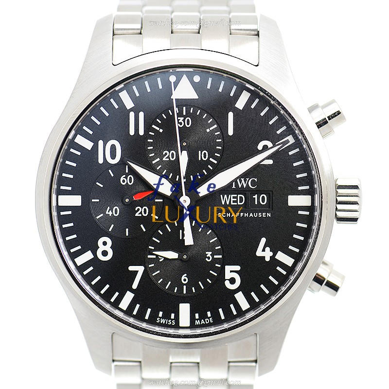 IW377710 - IWC Pilot Replica Watch Automatic Black Dial Stainless Steel - Luxury Replica Watch